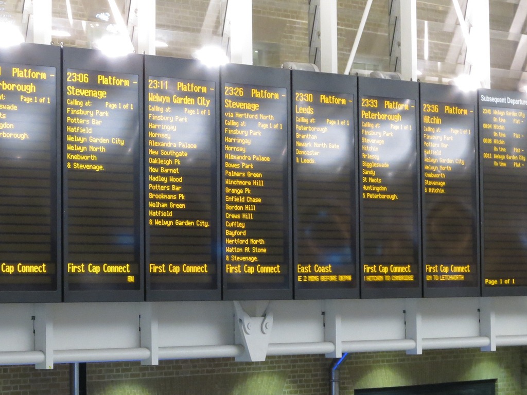 national rail departure boards
